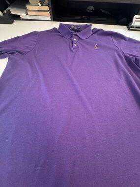 Ralph Lauren Men’s Purple Polo Shirt Size XXL